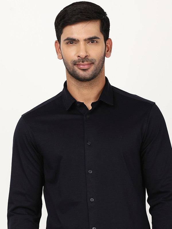 Men Solid Full Sleeve Cotton Shirt