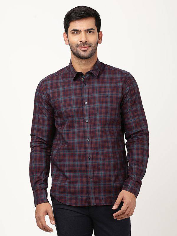 Men Checked Full Sleeve Cotton Shirt
