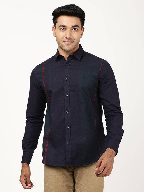 Men Striped Full Sleeve Cotton Shirt
