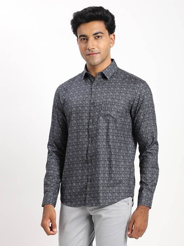 Men Printed Full Sleeve Cotton Blend Shirt