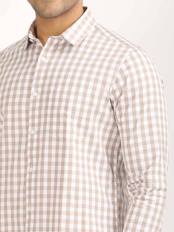 Men Checked Full Sleeve Cotton Shirt