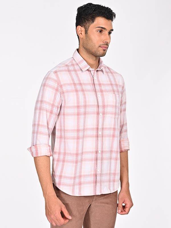 Men Checked Full Sleeve Cotton Shirt