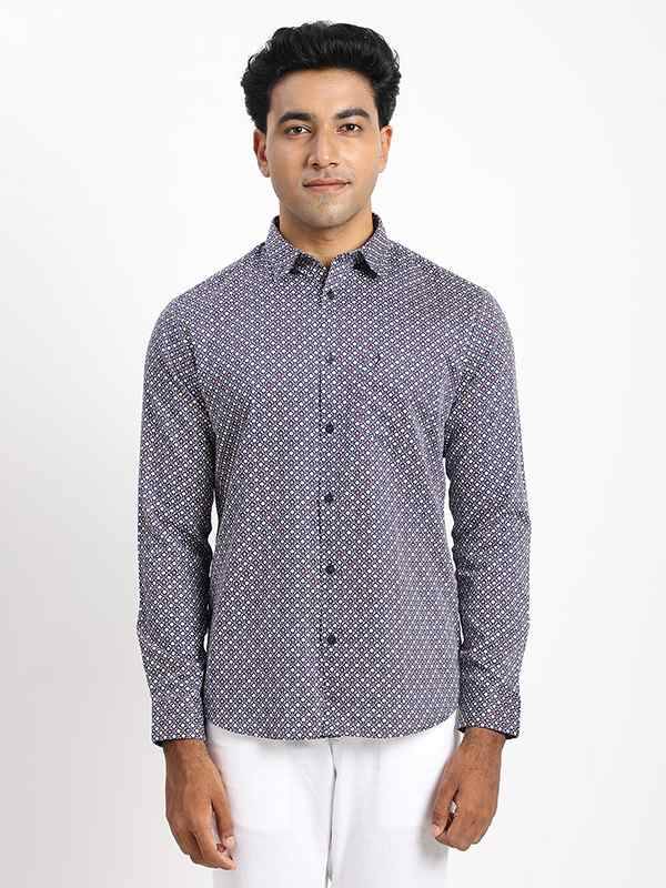 Men Printed Full Sleeve Cotton Blend Shirt