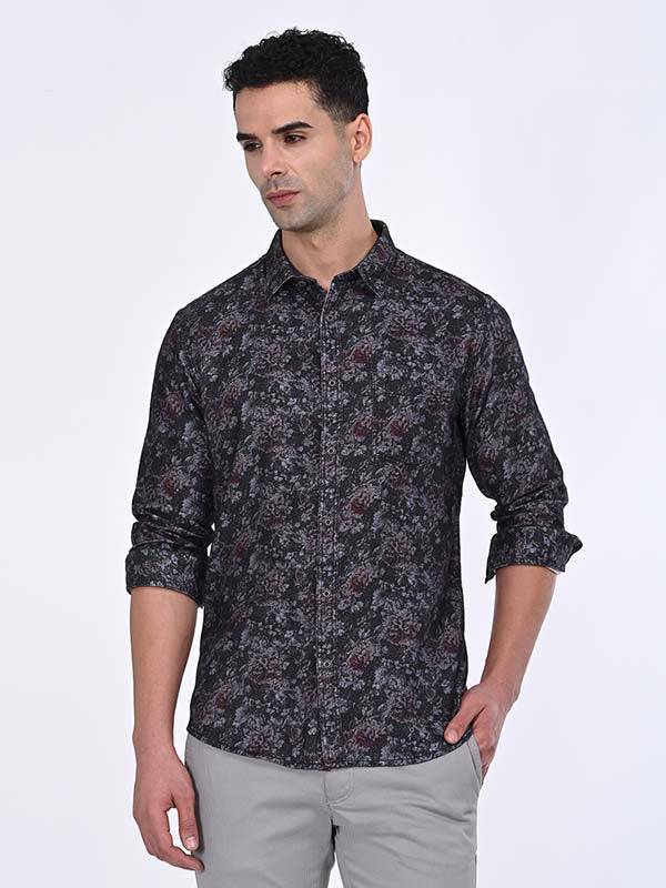Men Printed Full Sleeve Cotton Shirt