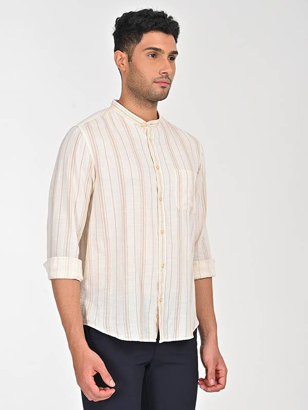 Men Printed Full Sleeve Cotton Blend Shirt