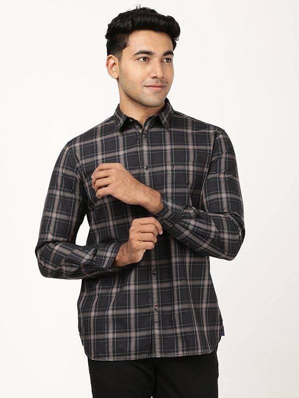 Men Checked Full Sleeve Cotton Shirt