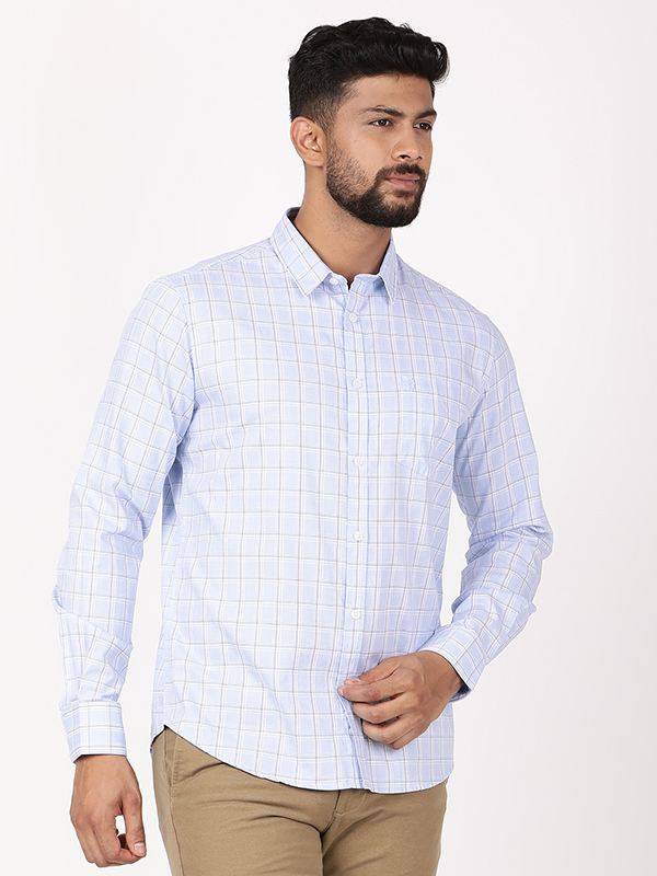 Men Checked Full Sleeve Cotton Shirt