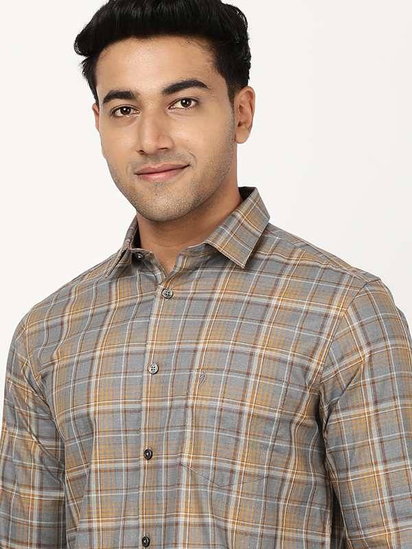 Men Checked Full Sleeve Cotton Shirt