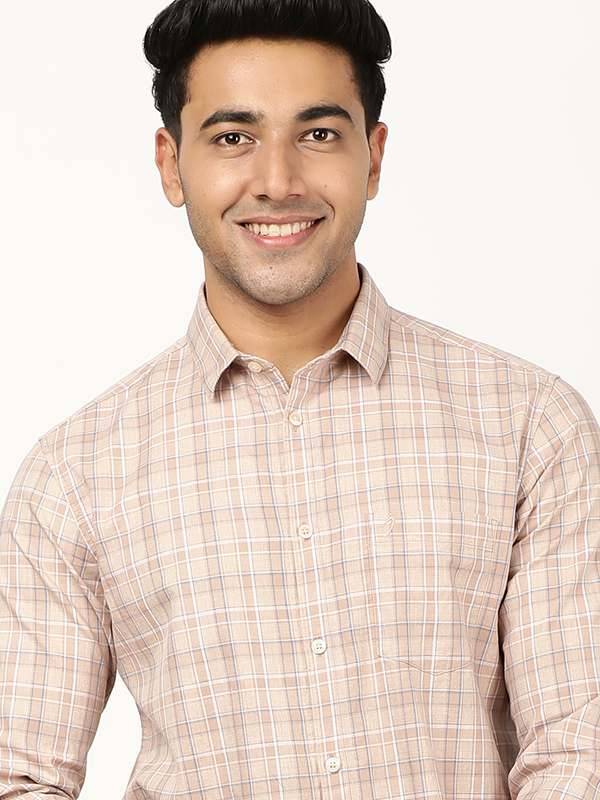 Men Checked Full Sleeve Cotton Shirt