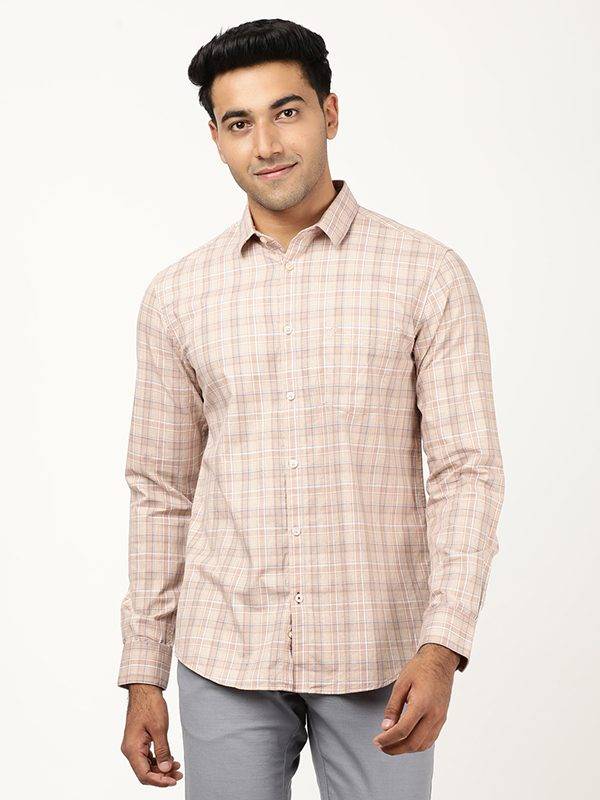 Men Checked Full Sleeve Cotton Shirt