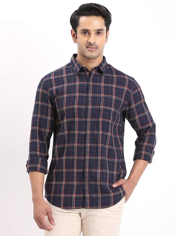 Men Checked Full Sleeve Cotton Shirt