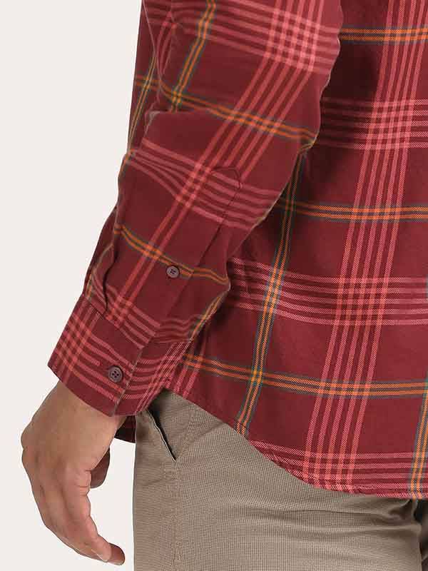 Men Checked Full Sleeve Cotton Shirt