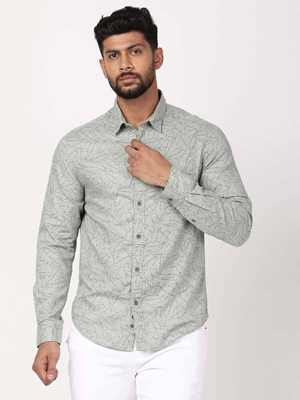 Men Printed Full Sleeve Cotton Shirt
