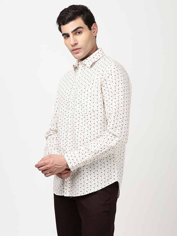 Men Printed Full Sleeve Cotton Blend Shirt