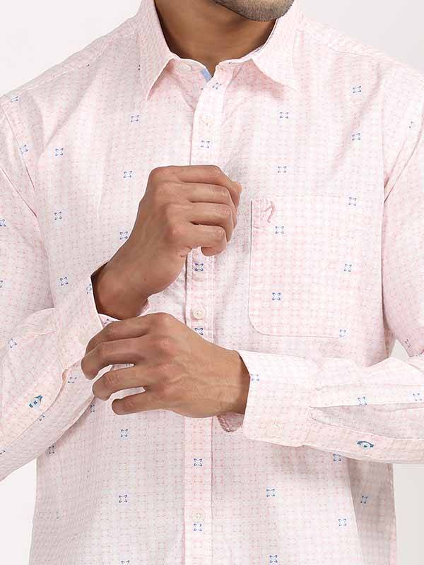Men Printed Full Sleeve Cotton Shirt