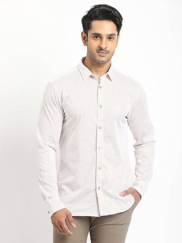 Men Printed Full Sleeve Cotton Shirt