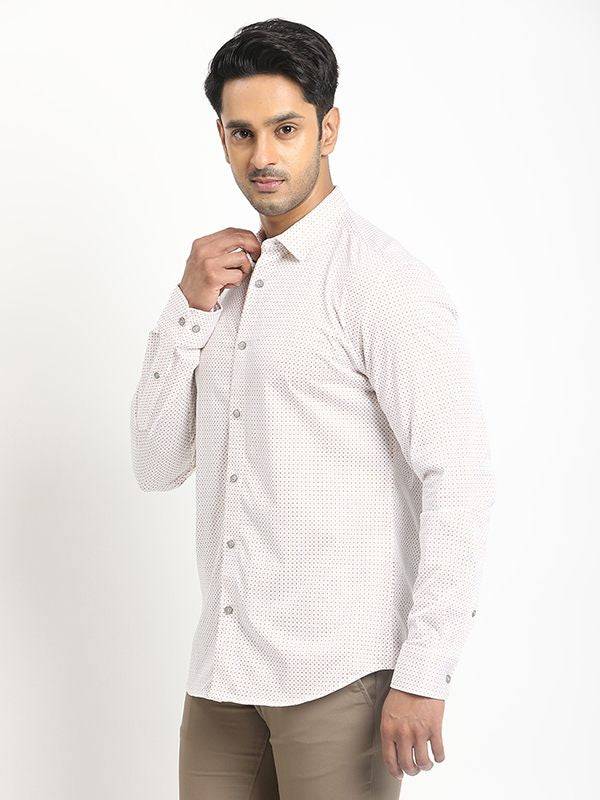 Men Printed Full Sleeve Cotton Shirt