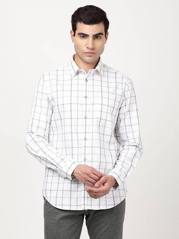 Men Checked Full Sleeve Cotton Shirt
