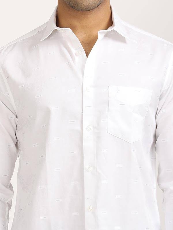 Men Printed Full Sleeve Cotton Shirt