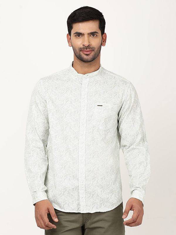 Men Printed Full Sleeve Cotton Shirt