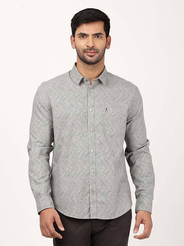 Men Printed Full Sleeve Cotton Shirt