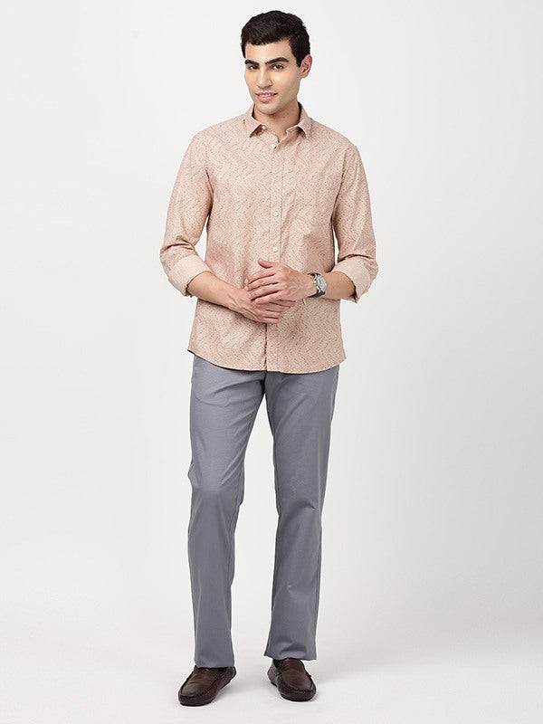 Men Printed Full Sleeve Cotton Shirt