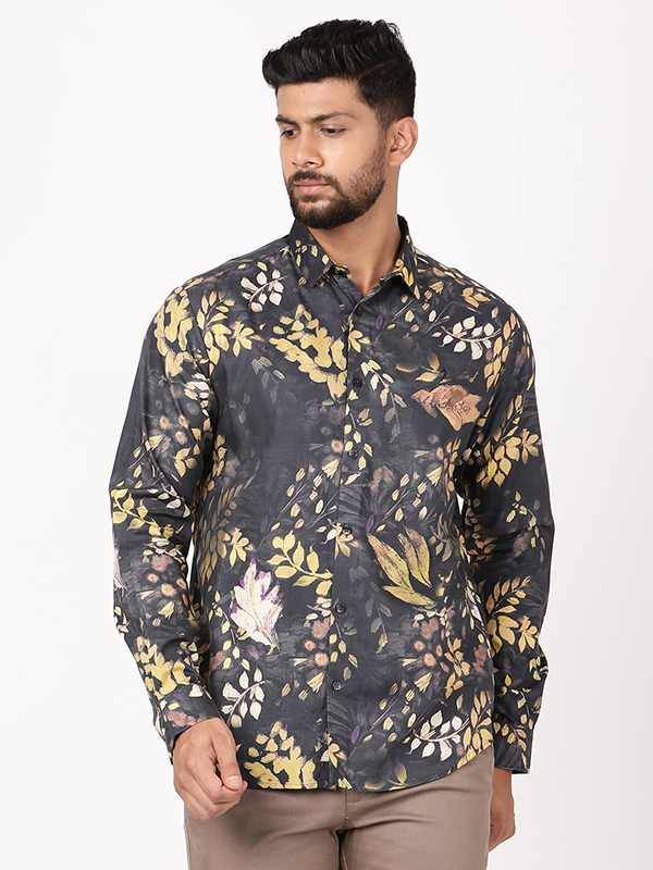 Men Printed Full Sleeve Cotton Blend Shirt