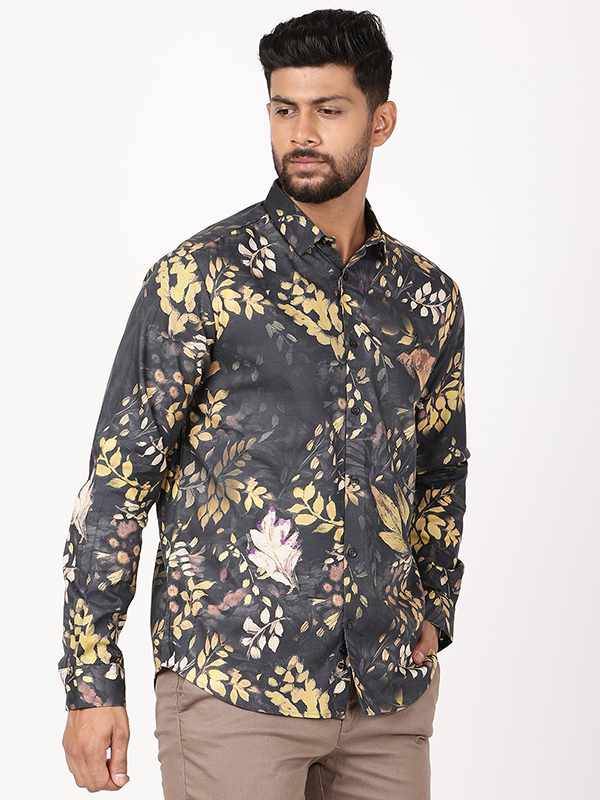 Men Printed Full Sleeve Cotton Blend Shirt