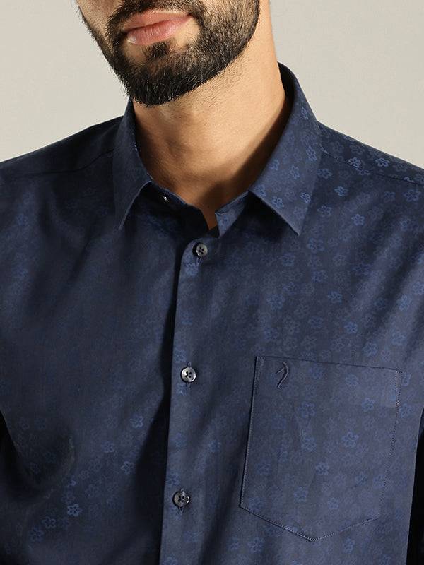 Men Printed Full Sleeve Cotton Blend Shirt