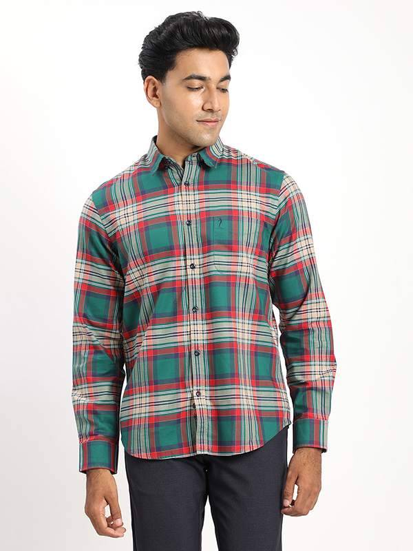 Men Checked Full Sleeve Cotton Shirt