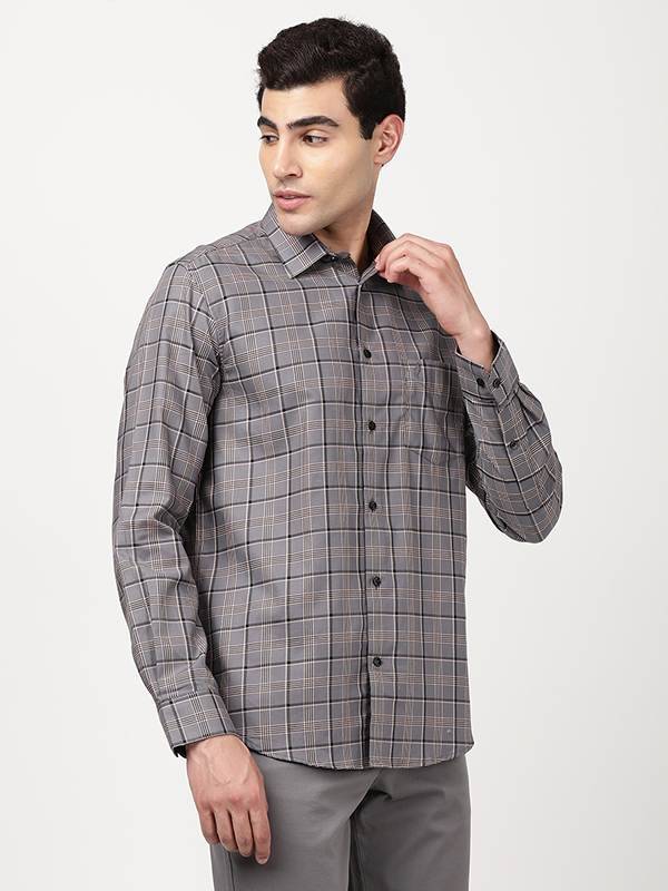 Men Checked Full Sleeve Cotton Shirt