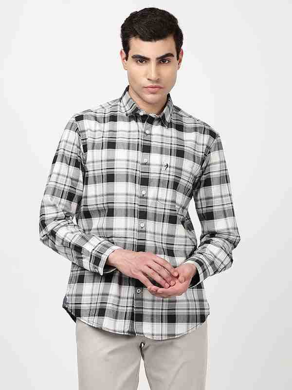 Men Checked Full Sleeve Cotton Shirt