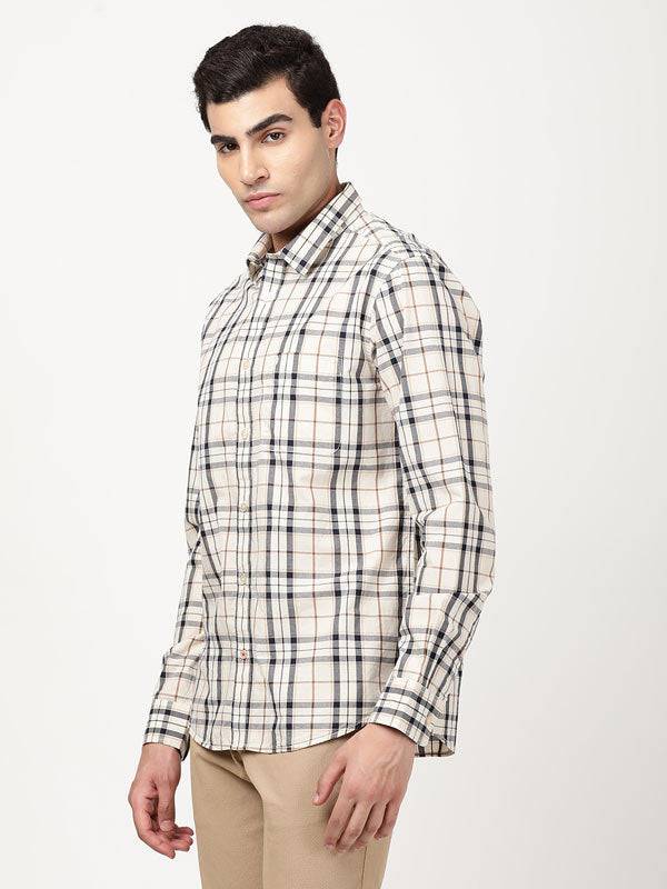 Men Checked Full Sleeve Cotton Shirt
