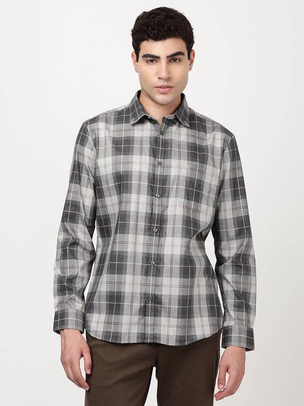 Men Checked Full Sleeve Cotton Shirt