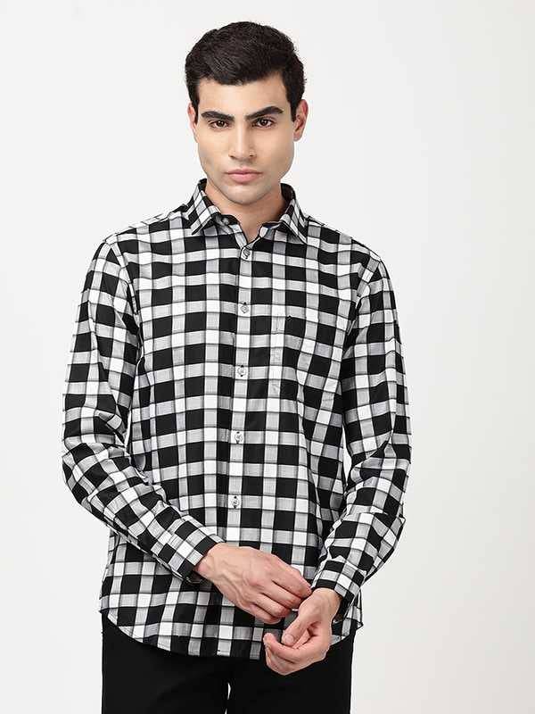Men Checked Full Sleeve Cotton Shirt