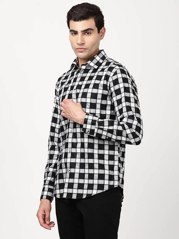 Men Checked Full Sleeve Cotton Shirt