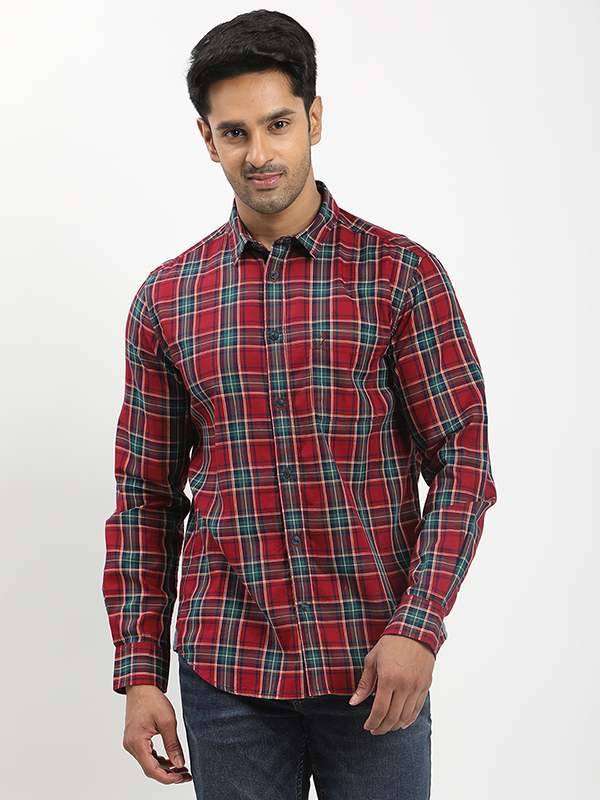 Men Checked Full Sleeve Cotton Shirt