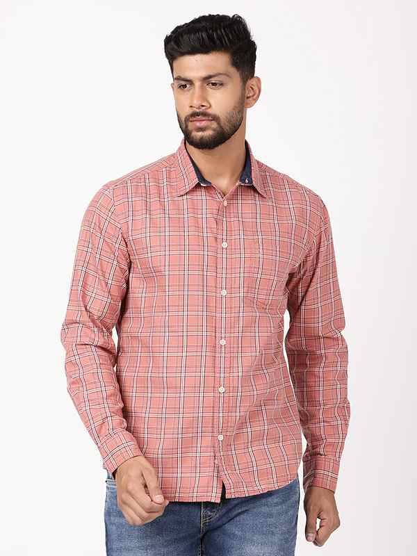 Men Checked Full Sleeve Cotton Shirt