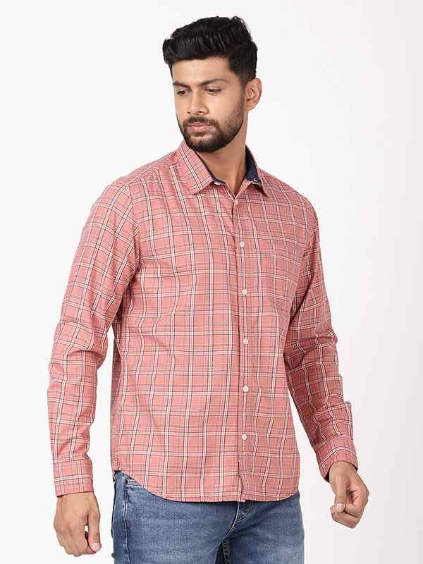 Men Checked Full Sleeve Cotton Shirt