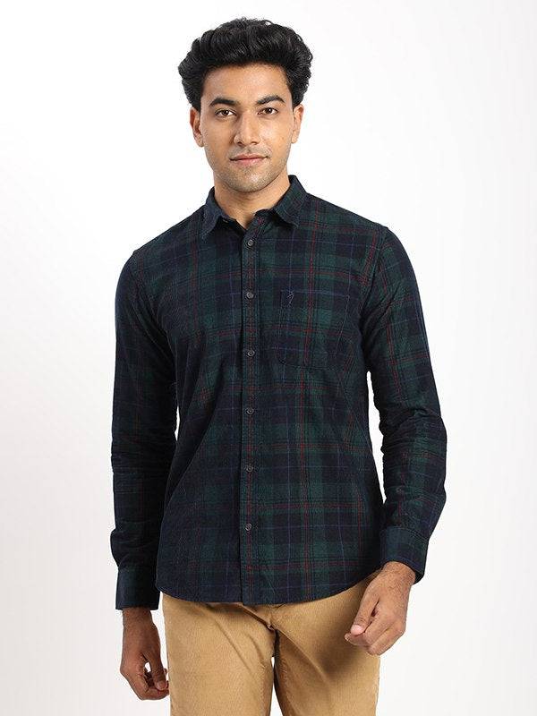 Men Checked Full Sleeve Cotton Shirt