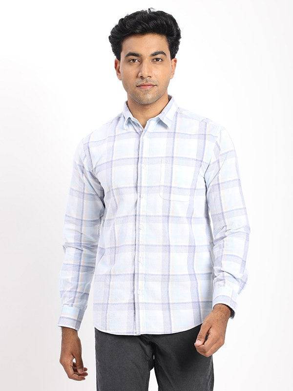 Men Checked Full Sleeve Cotton Shirt