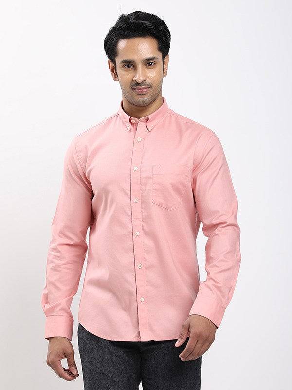 Fairtrade Men Solid Full Sleeve Cotton Shirt