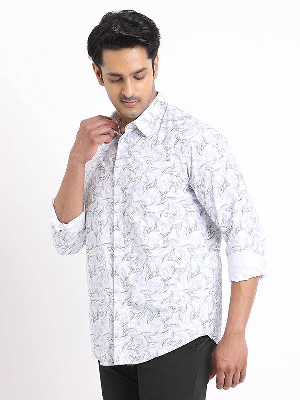 Men Printed Full Sleeve Cotton Blend Shirt