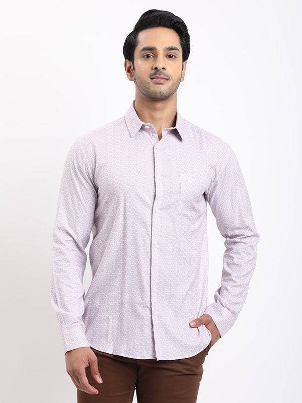 Men Printed Full Sleeve Cotton Blend Shirt