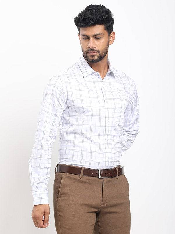 Men Checked Full Sleeve Tencel Shirt