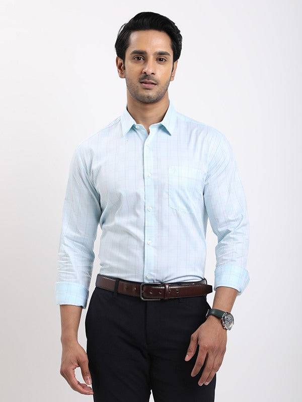 Men Checked Full Sleeve Cotton Shirt