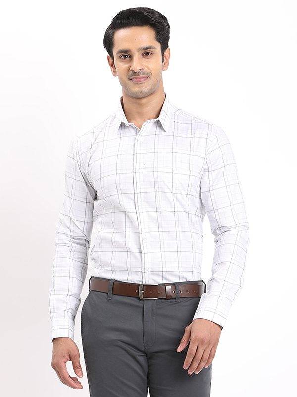 Men Checked Full Sleeve Cotton Shirt