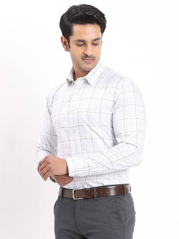 Men Checked Full Sleeve Cotton Shirt