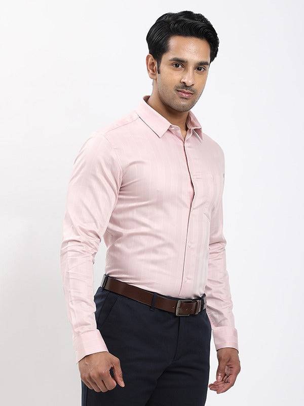 Men Striped Full Sleeve Cotton Shirt