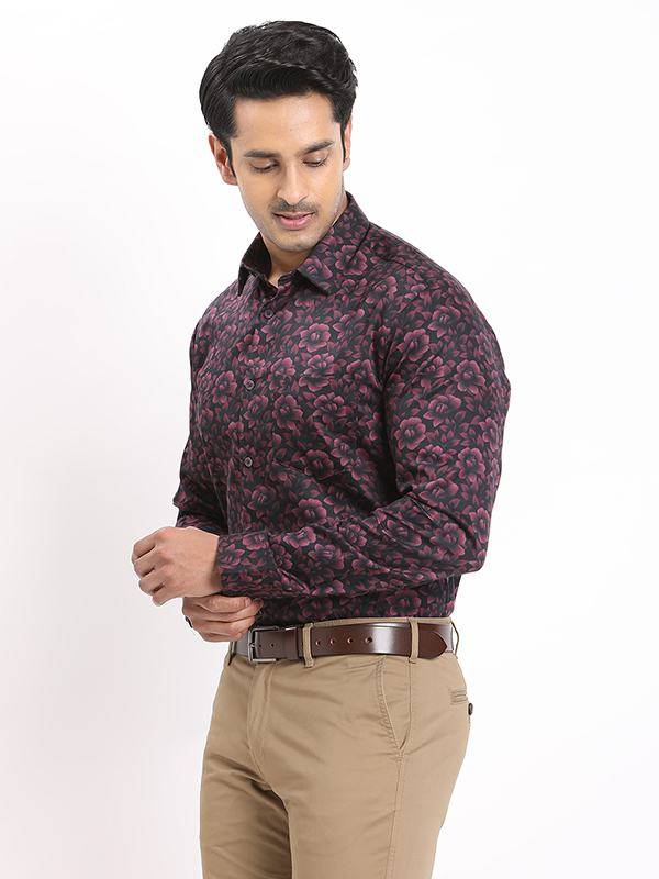 Men Printed Full Sleeve Cotton Shirt